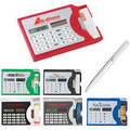Solar Calculator/Business Card Holder